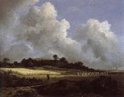 Jacob van Ruisdael View of Grainfields with a Distant town Sweden oil painting artist